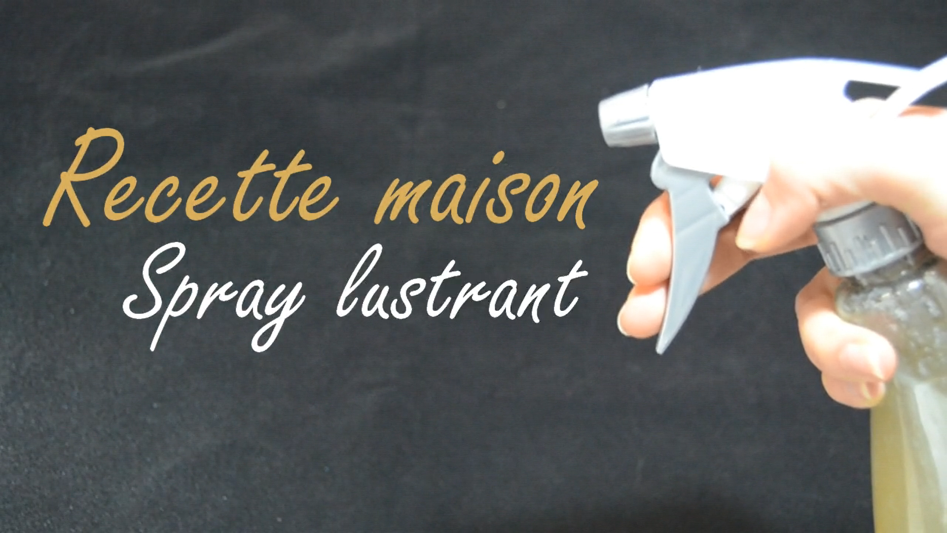 DIY : un spray lustrant pour cheval 100% fait maison !